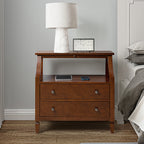 Grace 2 - Drawer Nightstand Chest with Built-in Outlets