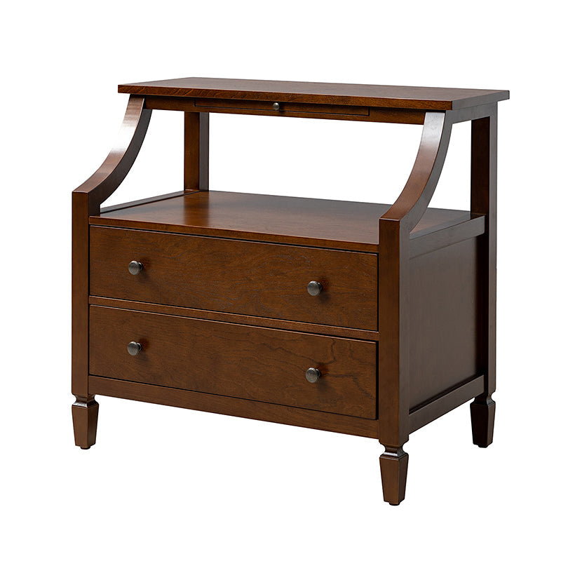 Grace 2 - Drawer Nightstand Chest with Built-in Outlets