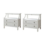 Grace 2 - Drawer Nightstand Chest with Built-in Outlets