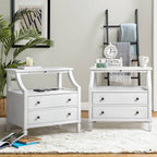 Grace 2 - Drawer Nightstand Chest with Built-in Outlets