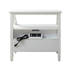 Grace 2 - Drawer Nightstand Chest with Built-in Outlets