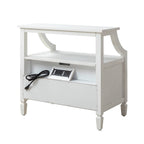 Grace 2 - Drawer Nightstand Chest with Built-in Outlets