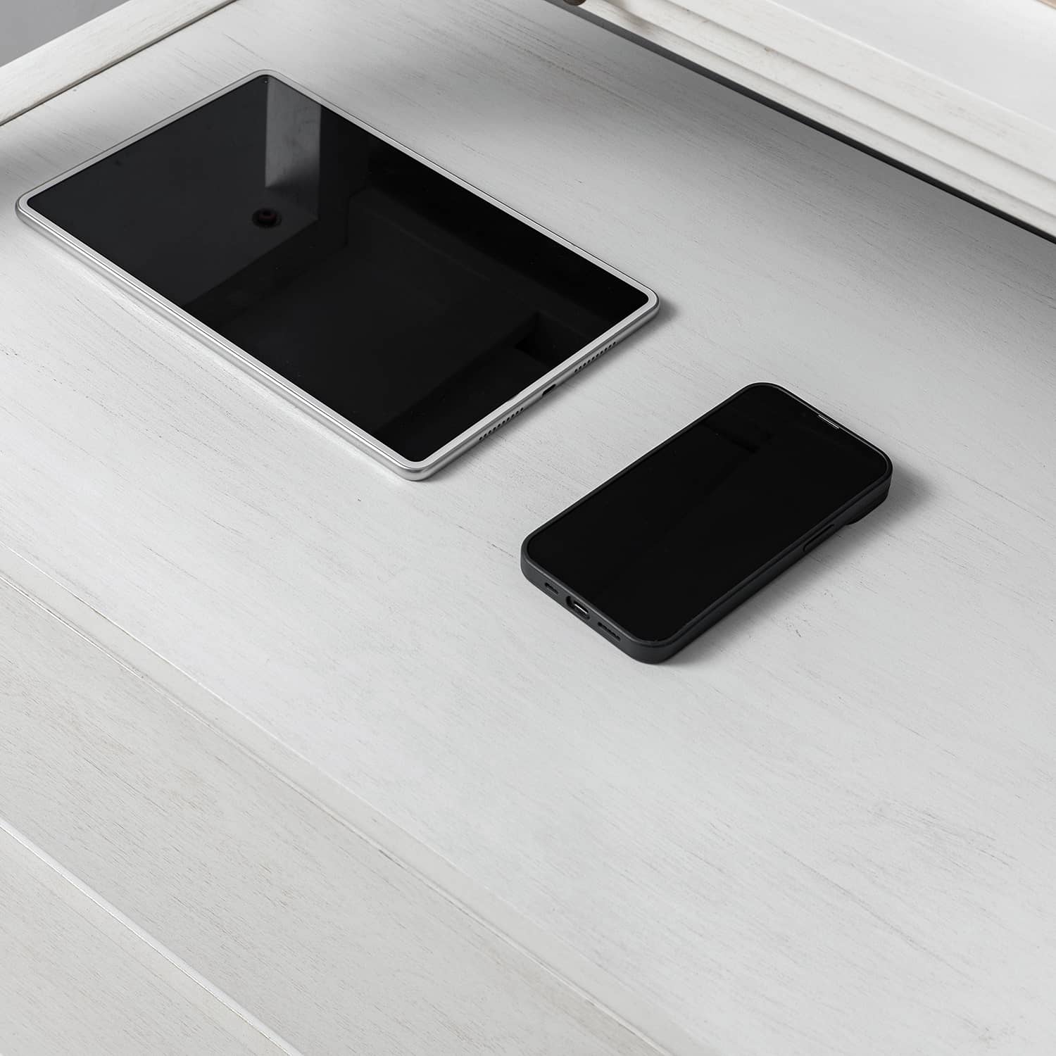 Grace 2 - Drawer Nightstand Chest with Built-in Outlets