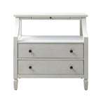 Grace 2 - Drawer Nightstand Chest with Built-in Outlets