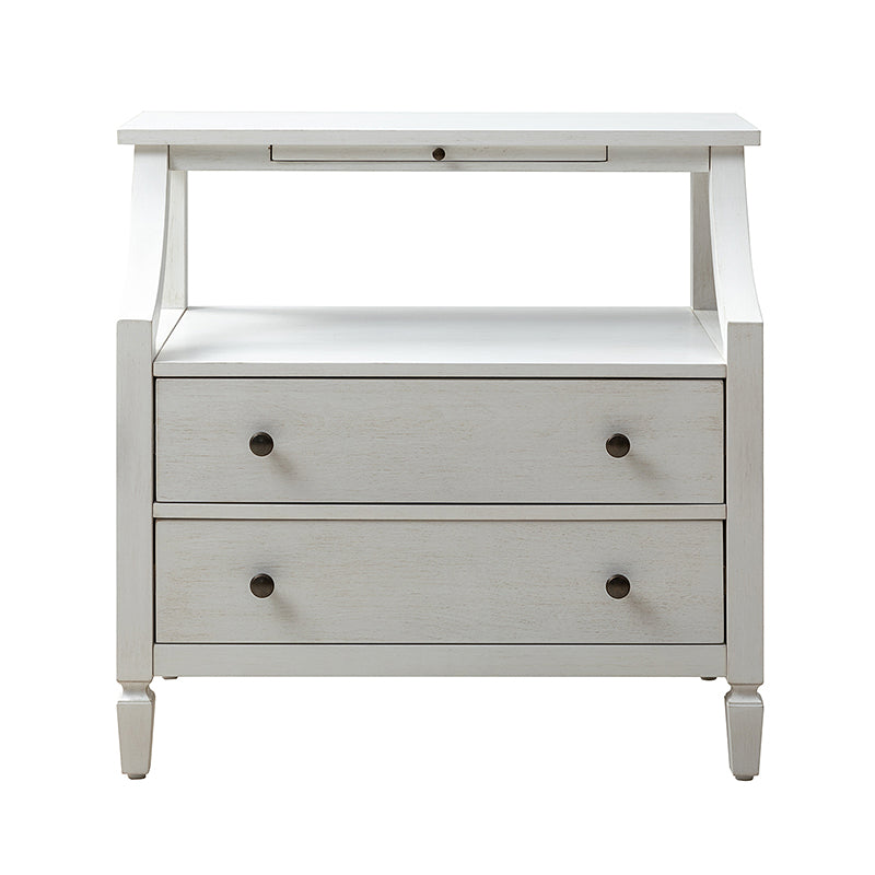 Grace 2 - Drawer Nightstand Chest with Built-in Outlets