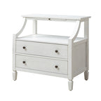 Grace 2 - Drawer Nightstand Chest with Built-in Outlets