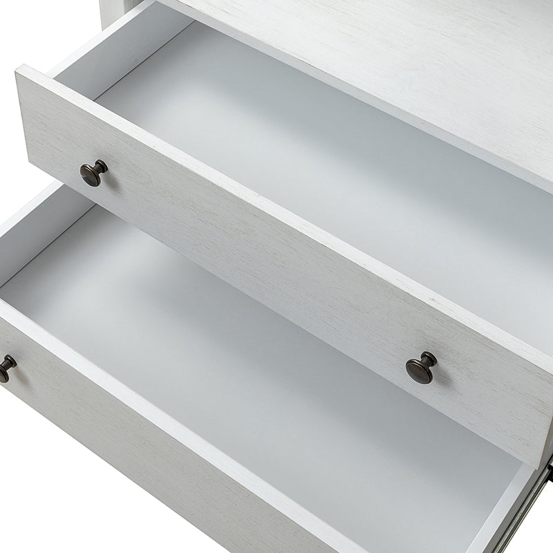 Grace 2 - Drawer Nightstand Chest with Built-in Outlets