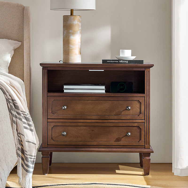 Galatea 2 - Drawer Solid Wood Nightstand Chest(Optional Types)