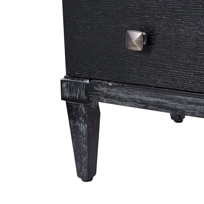 Lorenz Transitional 3-Drawer Nightstand with Charging Station(Optional Types)