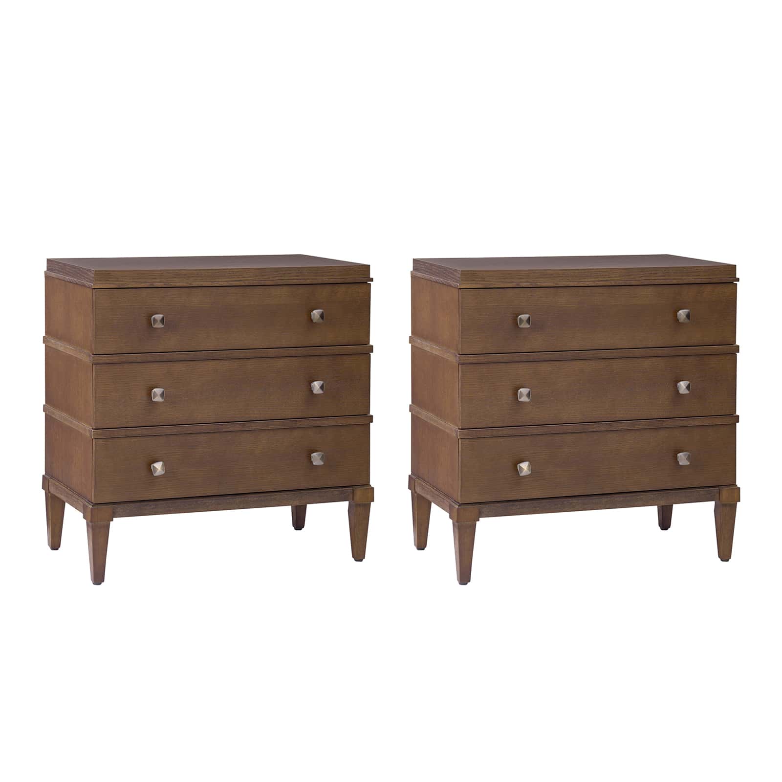 Lorenz Transitional 3-Drawer Nightstand with Charging Station(Optional Types)