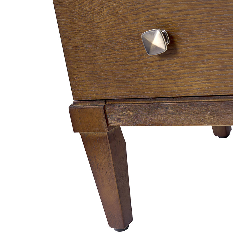 Lorenz Transitional 3-Drawer Nightstand with Charging Station(Optional Types)