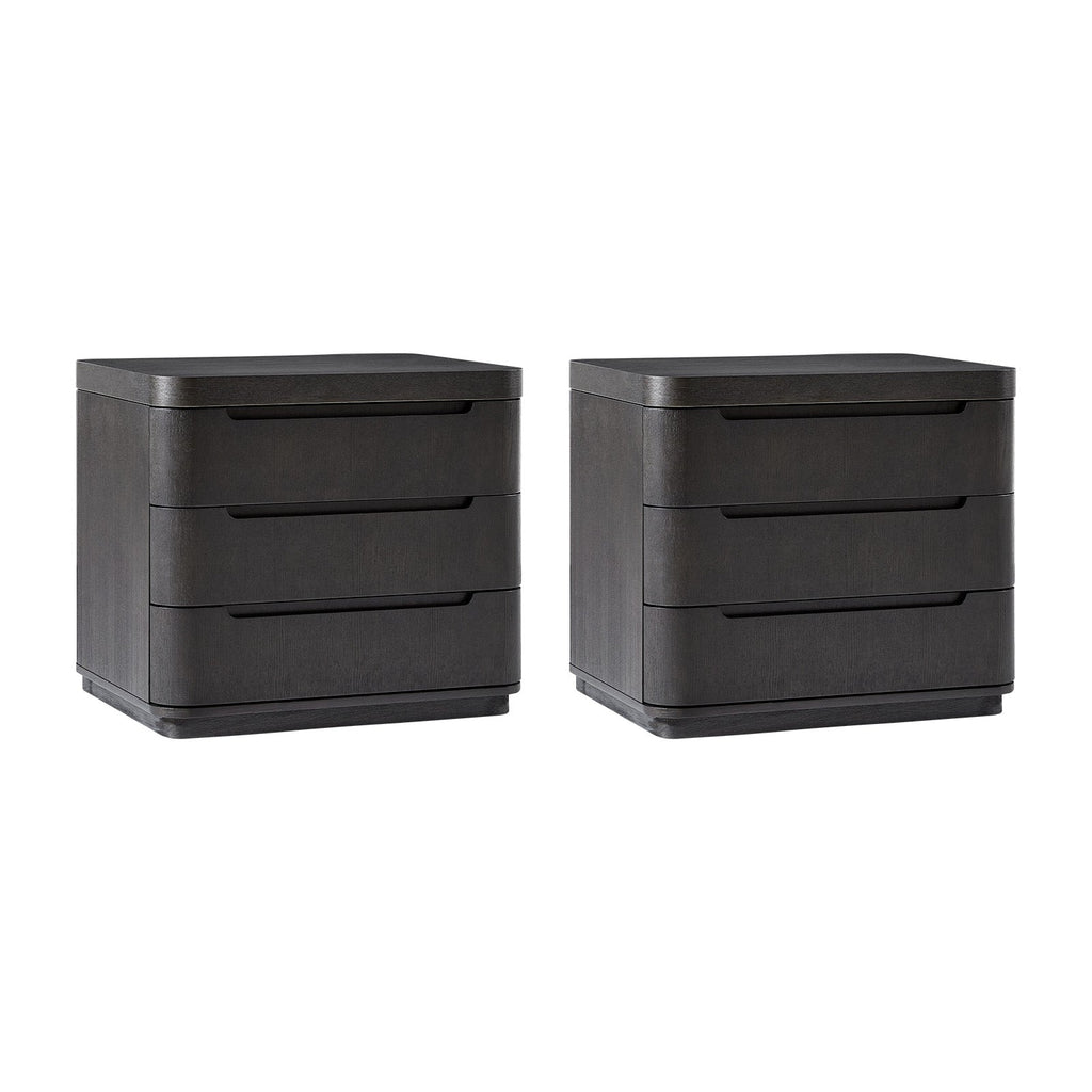 Yolanda Large 3-Drawer Nightstand with Hidden Storage(Optional Types)