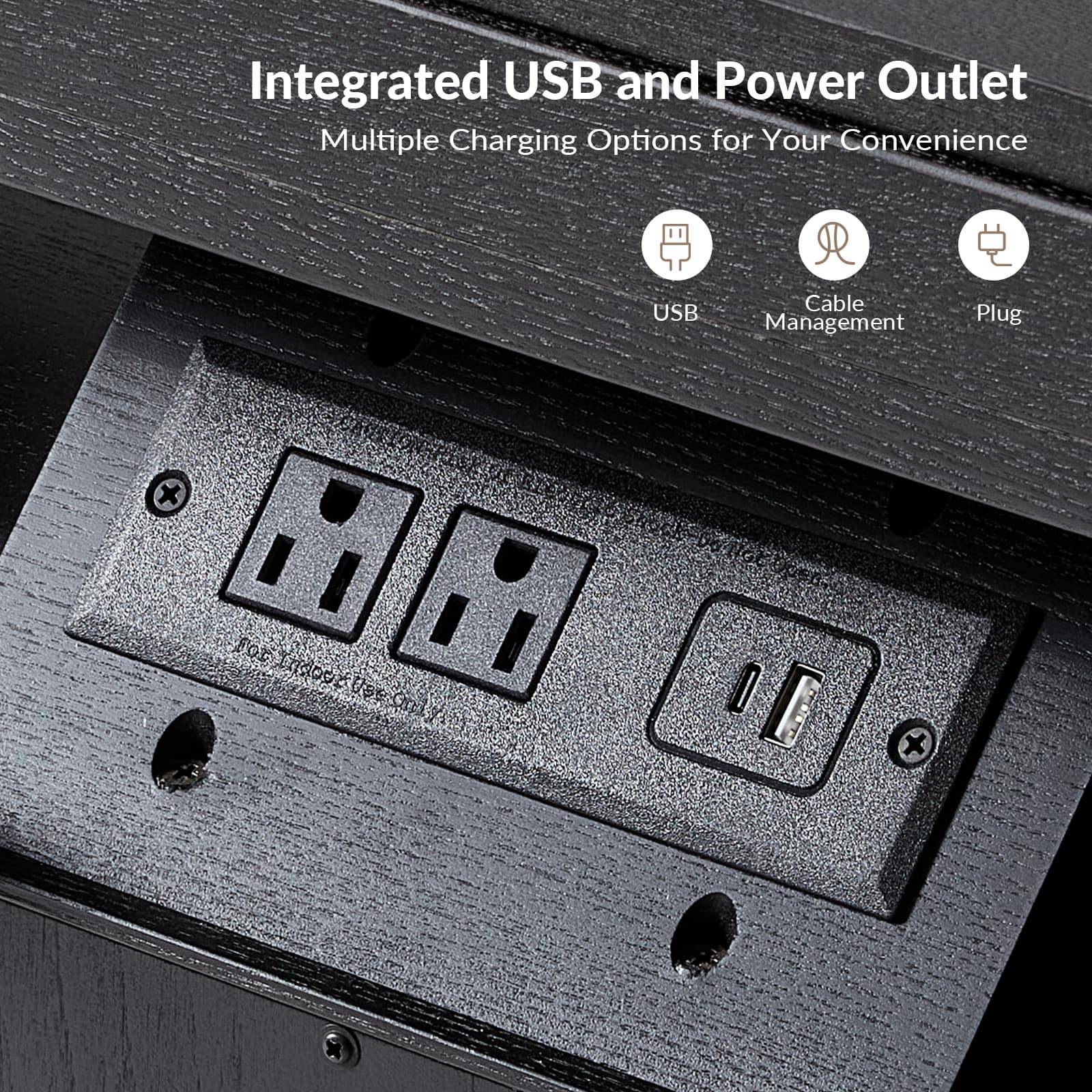 Yolanda Large 3-Drawer Nightstand with Hidden Storage(Optional Types)