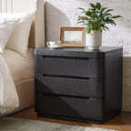 Yolanda Large 3-Drawer Nightstand with Hidden Storage(Optional Types)