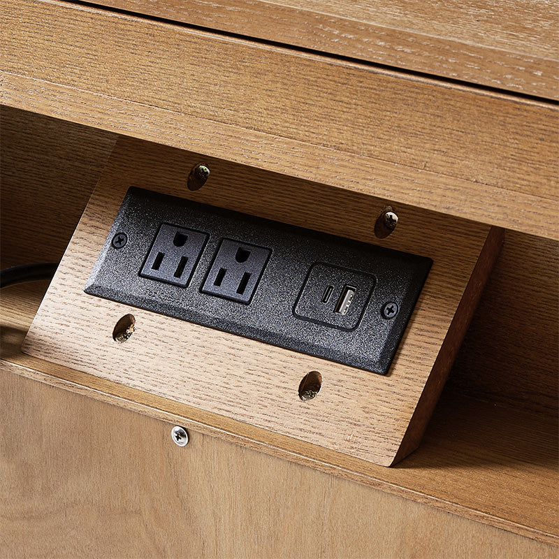 Yolanda Large 3-Drawer Nightstand with Hidden Storage(Optional Types)