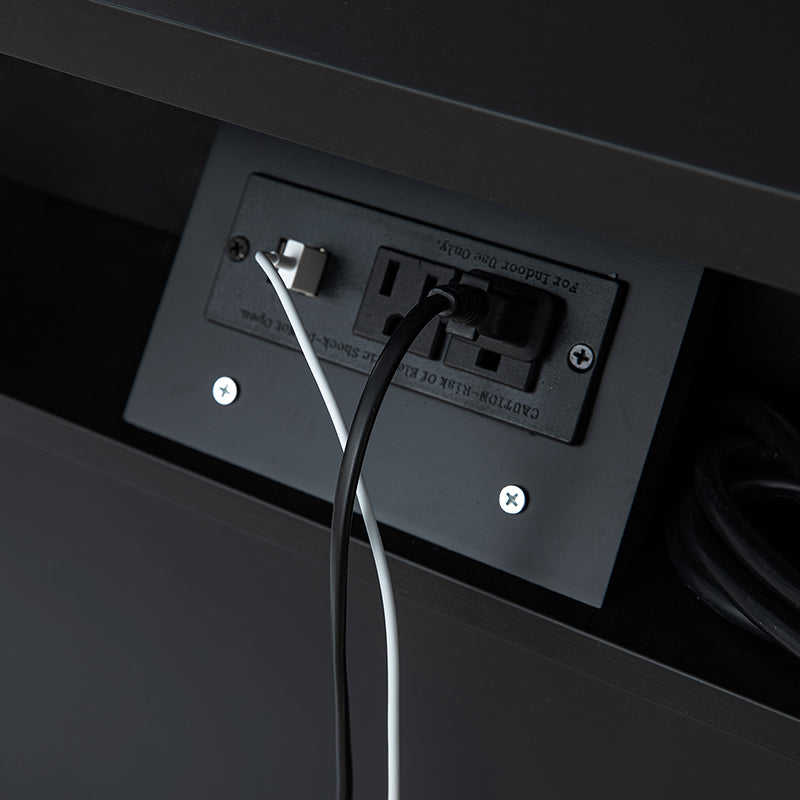 Camilo 27 Tall Arched Faux Rattan Nightstand With Built-In Outlets(Optional Types)