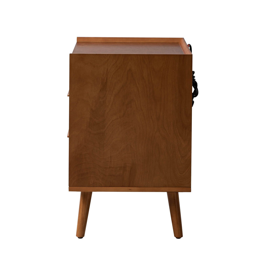 Janet 3 - Drawer Nightstand(Optional Types)