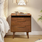 Janet 3 - Drawer Nightstand(Optional Types)