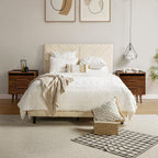 Janet 3 - Drawer Nightstand(Optional Types)