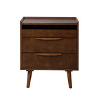 Janet 3 - Drawer Nightstand(Optional Types)