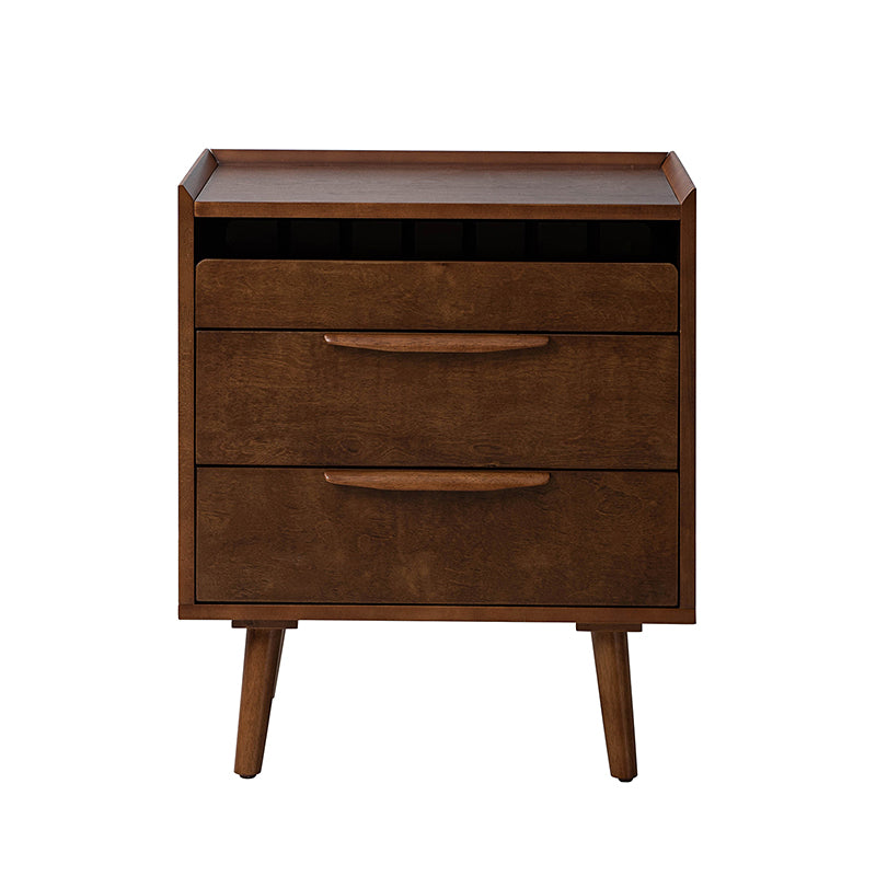 Janet 3 - Drawer Nightstand(Optional Types)
