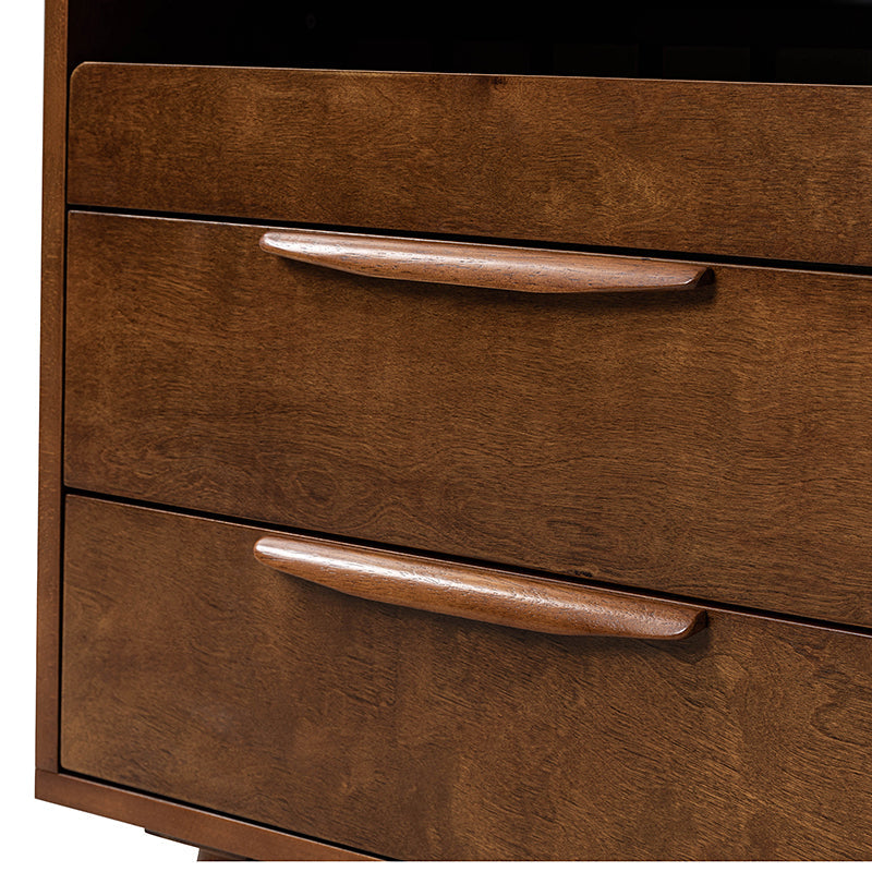 Janet 3 - Drawer Nightstand(Optional Types)