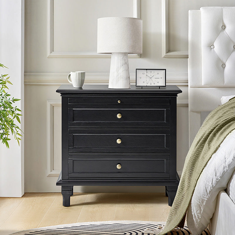 Galatea 3 - Drawer Nightstand Chest with Built-In Outlets(Optional Types)