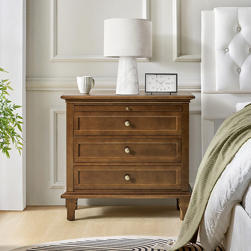 Galatea 3 - Drawer Nightstand Chest with Built-In Outlets(Optional Types)