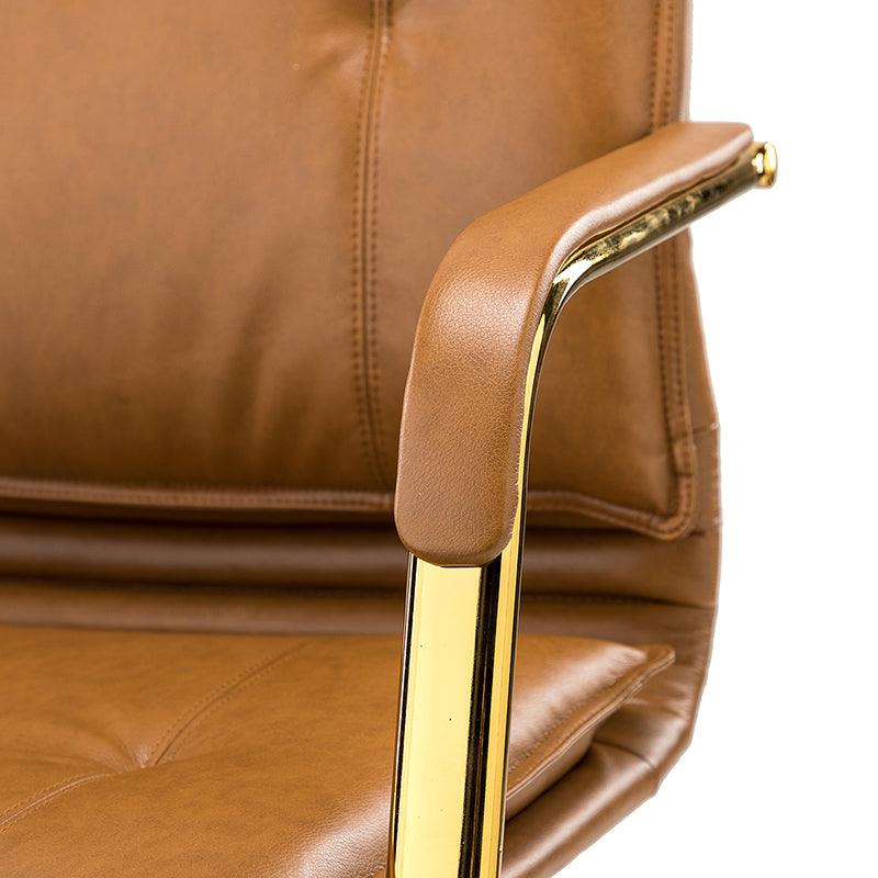 Michele Vegan Leather Task Accent Chair