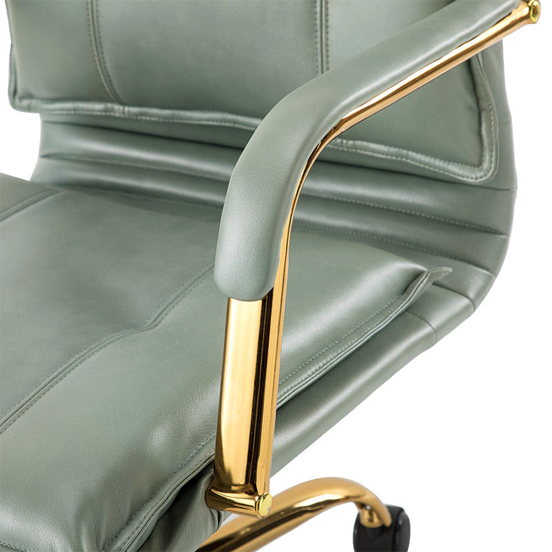 Michele Vegan Leather Task Accent Chair