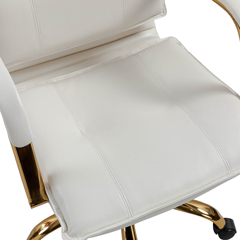 Michele Vegan Leather Task Accent Chair