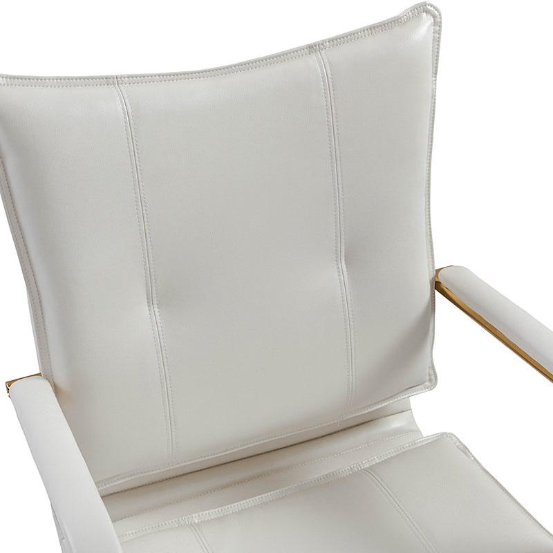 Michele Vegan Leather Task Accent Chair