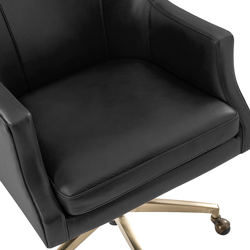 Elodio Chairs in Office with Genuine Leather