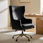 Elodio Chairs in Office with Genuine Leather