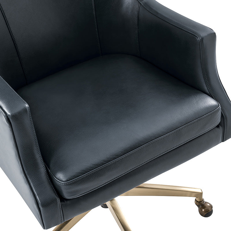 Elodio Chairs in Office with Genuine Leather