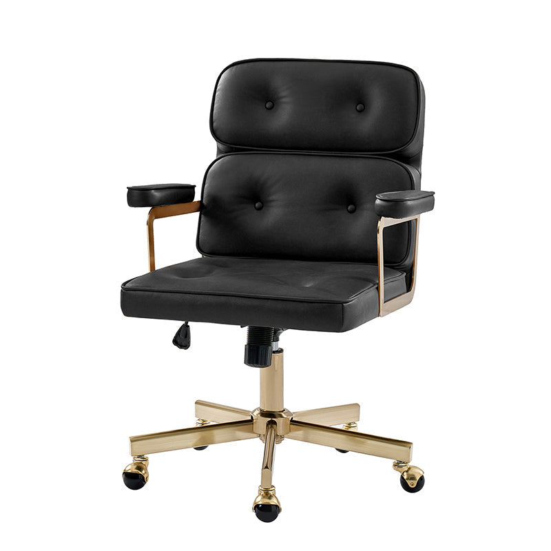 Denise Upholstered Swivel Office Chair