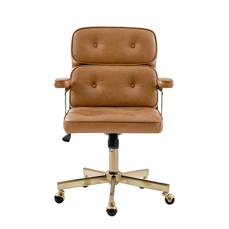 Denise Upholstered Swivel Office Chair