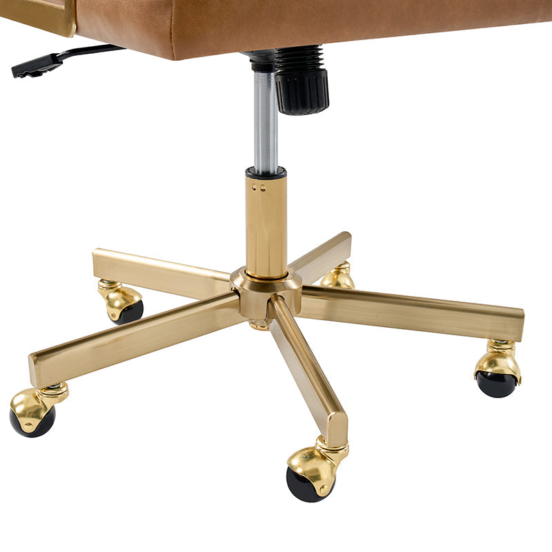 Denise Upholstered Swivel Office Chair