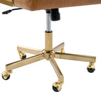 Denise Upholstered Swivel Office Chair