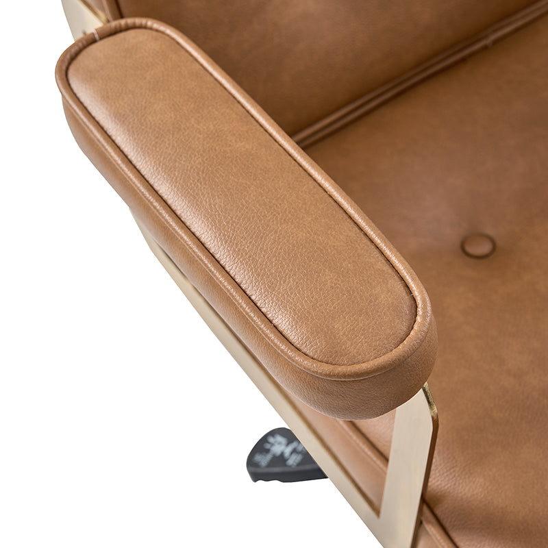 Denise Upholstered Swivel Office Chair