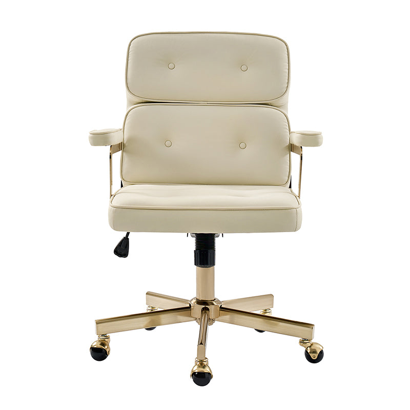 Denise Upholstered Swivel Office Chair