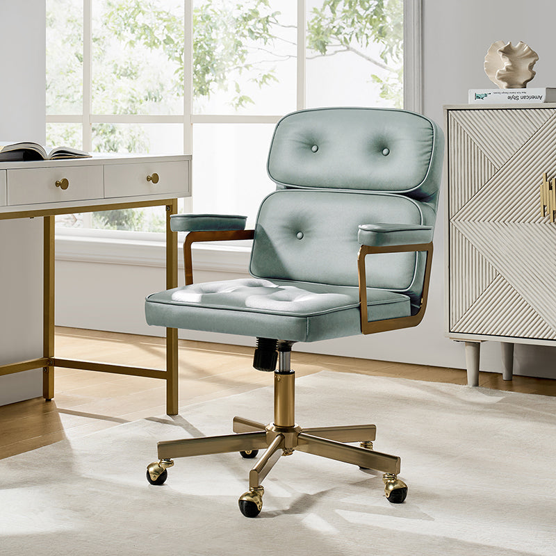 Denise Upholstered Swivel Office Chair