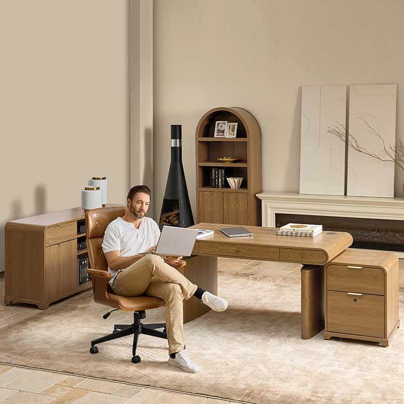 Louise 5-Piece Modern Electric Adjustable Home Office Set