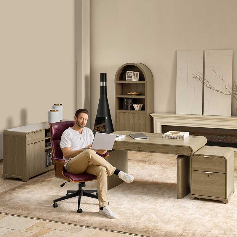 Louise 5-Piece Modern Electric Adjustable Home Office Set