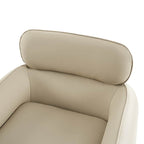 Philander Modern Genuine Leather Swivel Chair
