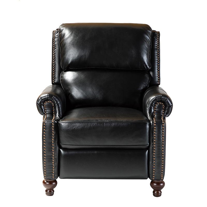 Consuela Mid-century Genuine Leather Recliner