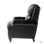 Consuela Mid-century Genuine Leather Recliner