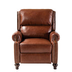 Consuela Mid-century Genuine Leather Recliner