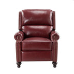 Consuela Mid-century Genuine Leather Recliner