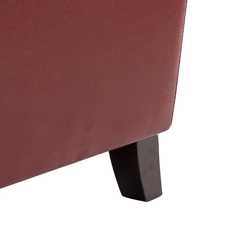 Consuela Mid-century Genuine Leather Recliner